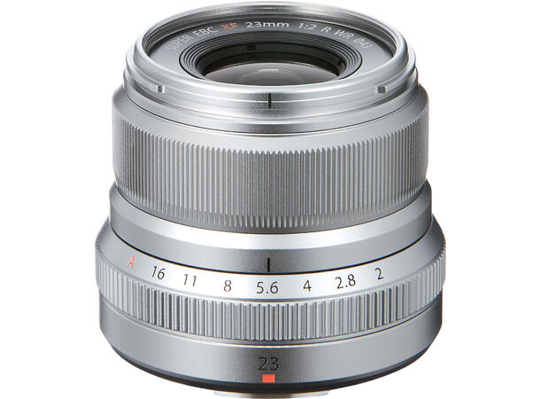 Fujifilm XF 23mm f/2 R WR Sølv Kompakt værtettet vidvinkelobjektiv